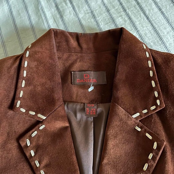 VINTAGE SUEDE BLAZER - Picture 4 of 6